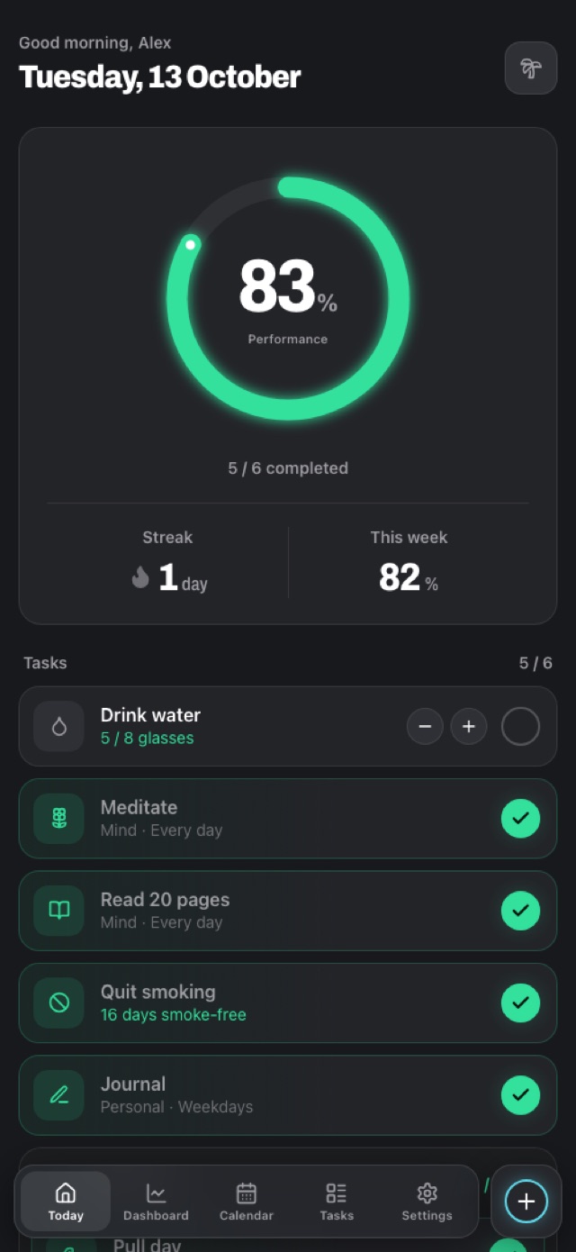 HeyTask web on a phone